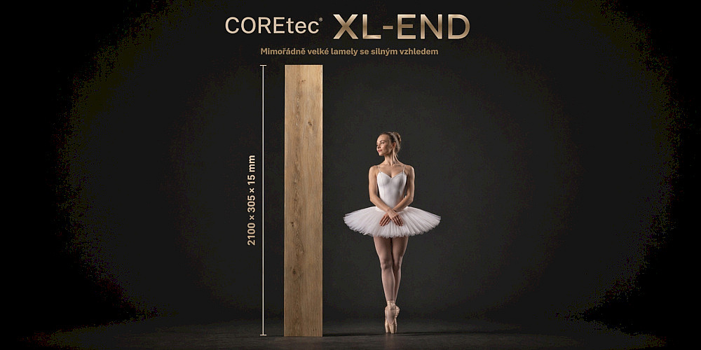 COREtec XL-END – extra dlouhá prkna 2,1 m