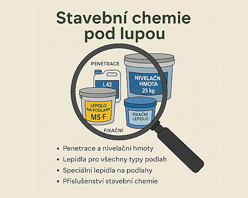Stavební chemie pod lupou: Co všechno obnáší příprava podkladu a lepení podlah?
