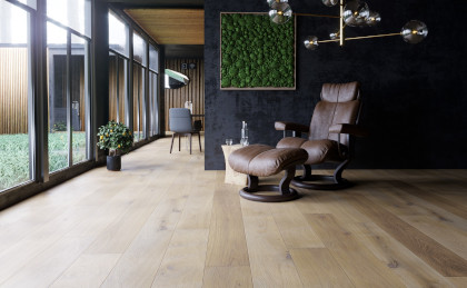 Dřevěné podlahy do obývacího pokoje