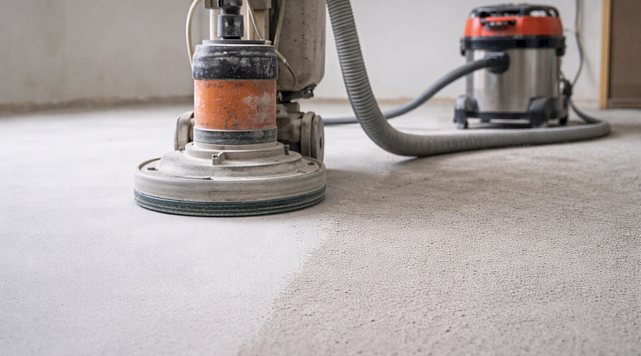 Anhydritový potěr - nejčastější pasti, broušení, penetrace a pokládka podlah