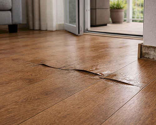 Co dělat s vytopenou laminátovou podlahou – postup krok za krokem