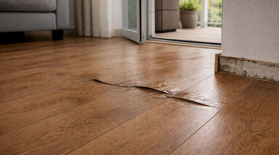 Co dělat s vytopenou laminátovou podlahou – postup krok za krokem