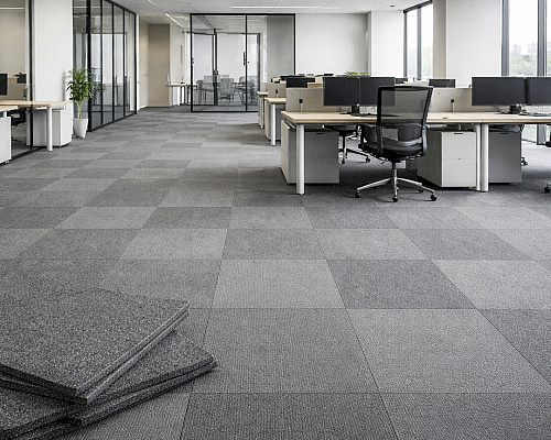 Kobercové čtverce - praktické řešení pro kanceláře i komerční prostory