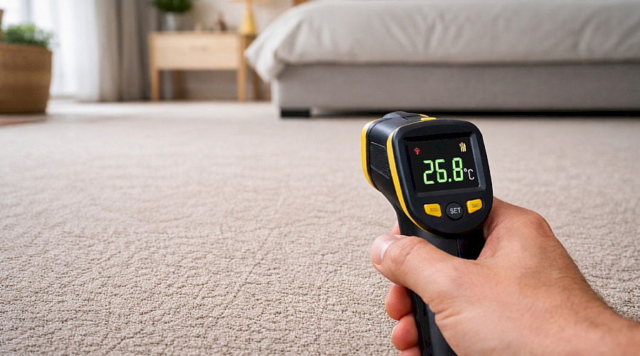 Koberec na podlahové vytápění – tepelný odpor, omezení a vhodné typy