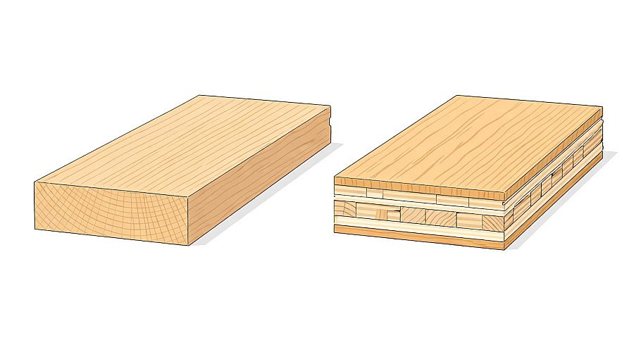 Dřevěné podlahy z hlediska konstrukce