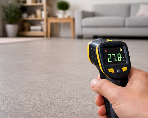 Maximální teplota podlahy 27 °C – proč platí tento limit a co se stane při jeho překročení