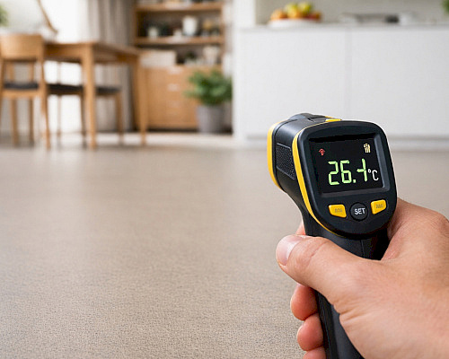 Linoleum na podlahové vytápění – vhodnost, limity a tepelný odpor