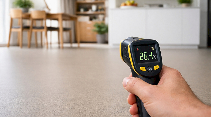 Linoleum na podlahové vytápění – vhodnost, limity a tepelný odpor