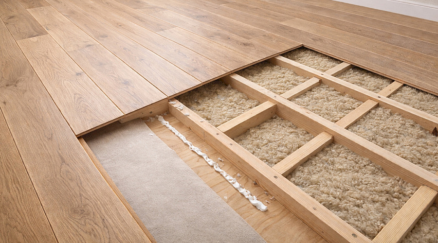 Jak namontovat masivní podlahu na rošt? 