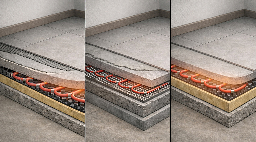 Možnosti podlahového topení – přehled systémů a jejich použití v praxi