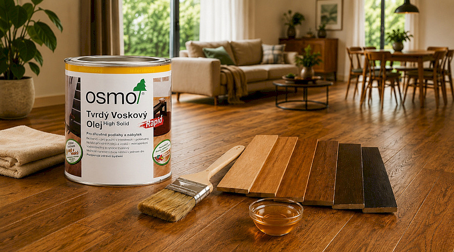 Osmo tvrdý voskový olej: jak ho vybrat, nanášet a na co si dát pozor