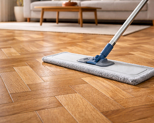 Péče o parketovou podlahu – správné čištění a ochrana parket