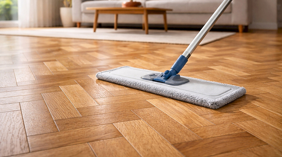 Péče o parketovou podlahu – správné čištění a ochrana parket