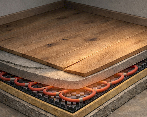 Podlahové topení a masivní dřevo – kdy už je to riziko