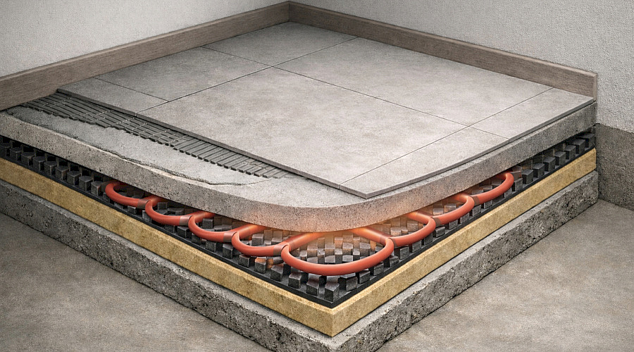 Rádce pro podlahové topení – typy systémů, skladba podlahy a vhodné krytiny