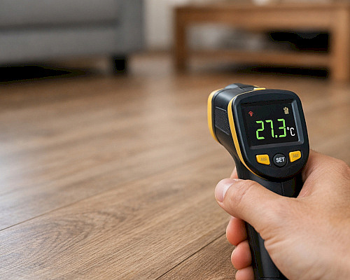 Podlahové vytápění a lepená pokládka podlah – vyšší účinnost přenosu tepla