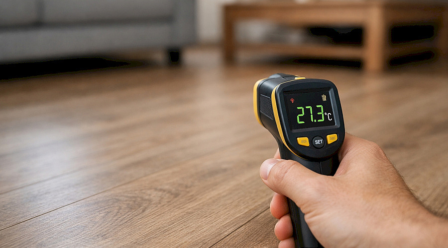 Podlahové vytápění a lepená pokládka podlah – vyšší účinnost přenosu tepla