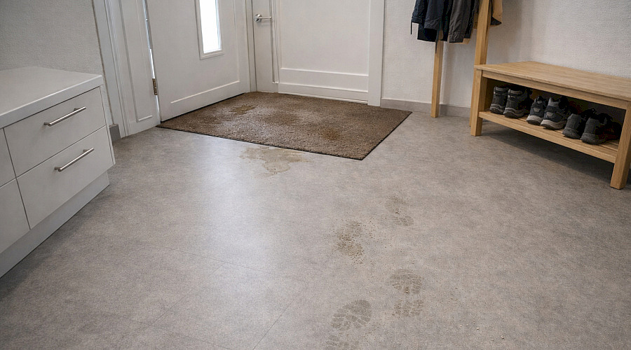 PVC podlaha v chodbě a předsíni – jak vybrat do vysokého provozu