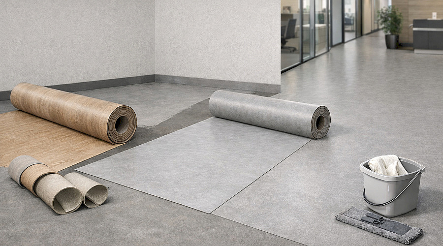 PVC podlahy – kompletní průvodce výběrem, montáží a údržbou