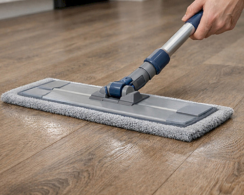 Jak správně čistit vinylovou podlahu – běžná údržba, skvrny a hloubkové čištění