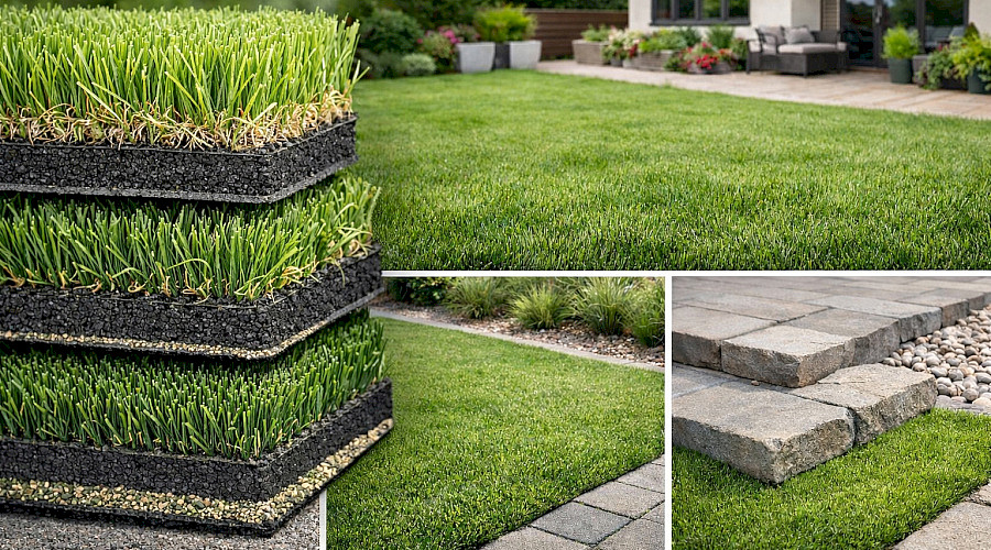 Druhy umělých trávníků