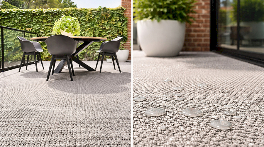 Venkovní koberce, které mohou zůstat venku celé léto