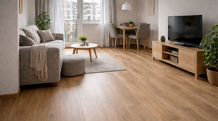 Nejlepší podlaha do paneláku – ticho, kročejový hluk a správná volba podlahy