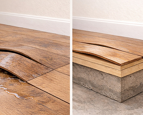 Vytopená dřevěná podlaha – rady pro záchranu i výměnu