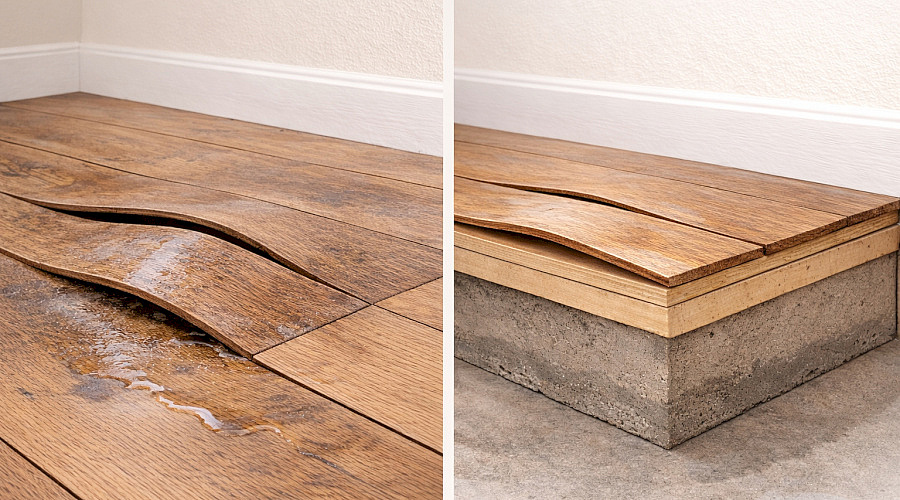 Vytopená dřevěná podlaha – rady pro záchranu i výměnu