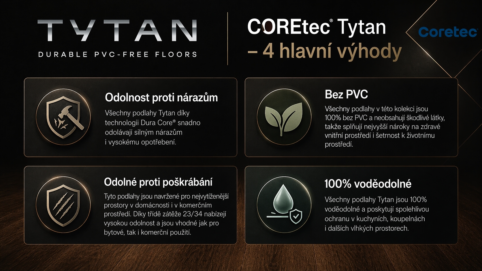 COREtec Tytan – 4 klíčové výhody podlahy