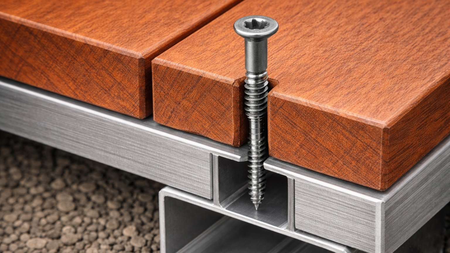 Speciální vruty do hliníkového roštu s vlastním závitem pro kov.