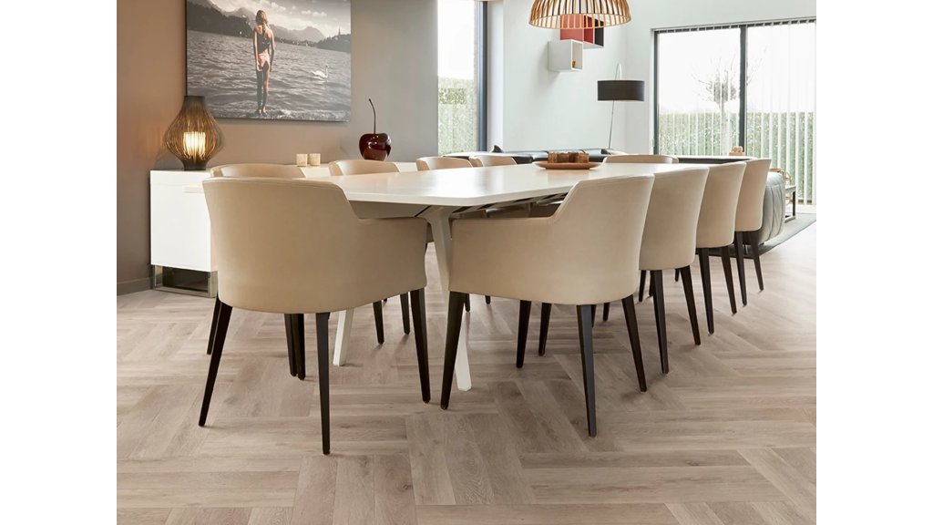 COREtec Naturals HB Herringbone Meadow vinylová podlaha hybridní