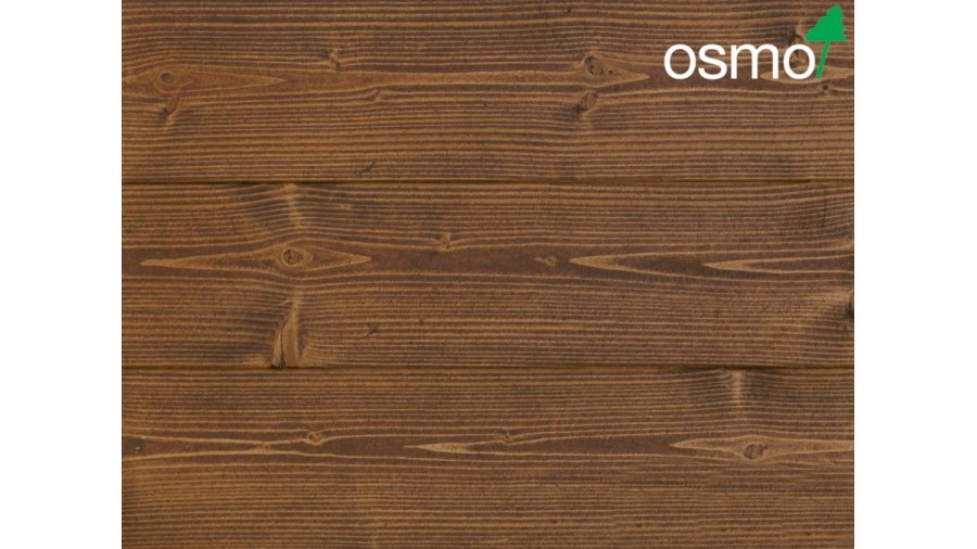 Osmo 708 Teak na Smrku jedna vrstva + jedna vrstva Osmo 701 bezbarvý mat