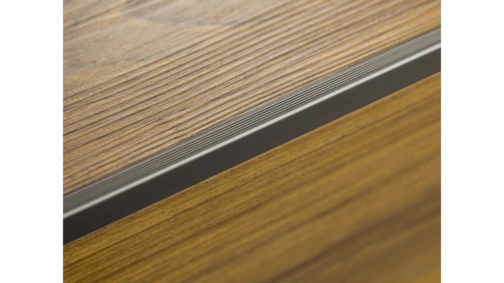 Schodová ukončovací lišta do 5 mm, Küberit 807 30*15*2500 Bronz F6