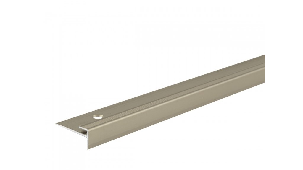 Schodová hrana pro obložení schodů do 8 mm, Profilteam 16*23*2700 Šampaň E02