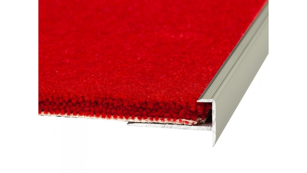 Schodový profil pro podlahy do 10,5 mm, Küberit 811 8*20*2500 Imitace nerezi F2