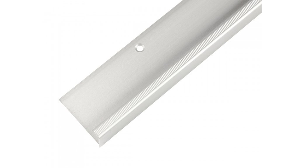 Schodový profil pro podlahy do 15,5 mm, Küberit 813 8*25*2500 Stříbrný F4