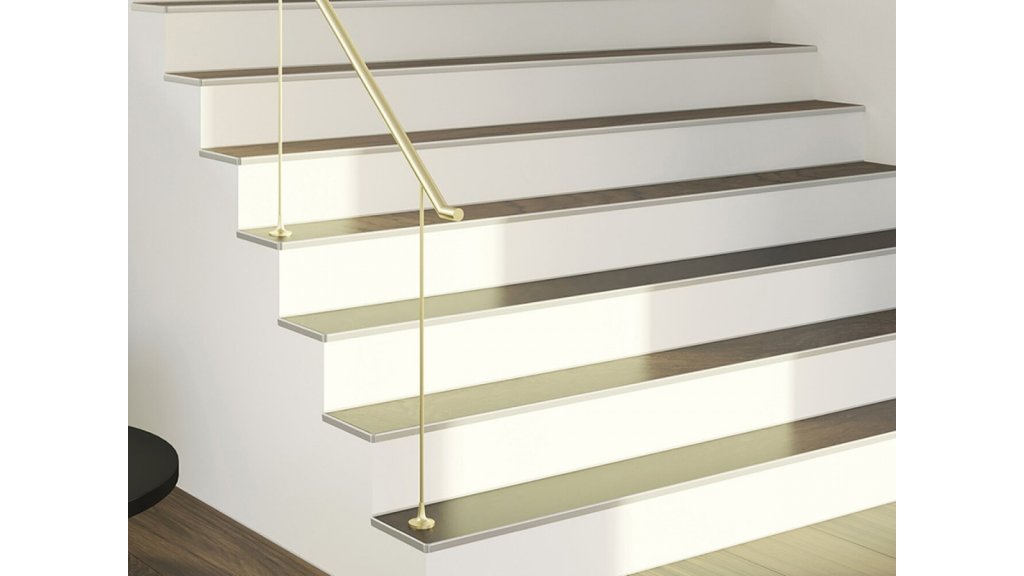 Schodová lišta pro vinyl do 6 mm, Küberit 864, 48*22*2500 Stříbrná F4