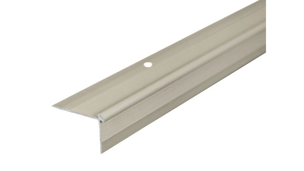 Schodová lišta vnější pro obložení schodů vinylem do 5 mm, Profilteam, 42*28*2700 Šampaň E02