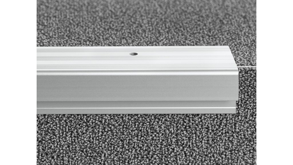 Schodová LED lišta Küberit 890, 60*27*3000 Stříbrná F4