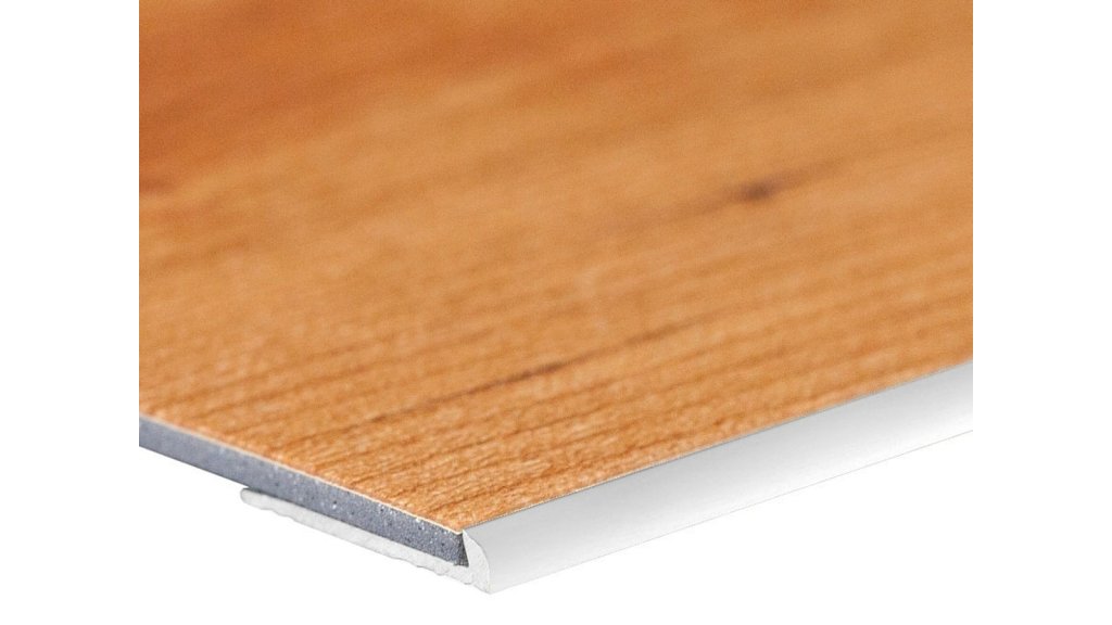 Ukončovací lišta pro vinyl do 3 mm, Küberit 357, 2500 mm, Stříbrná F4