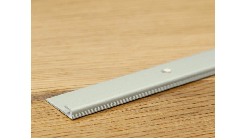 Ukončovací lišta pro podlahy do 3 mm Küberit 801 8*2500, Imitace nerezi F2G