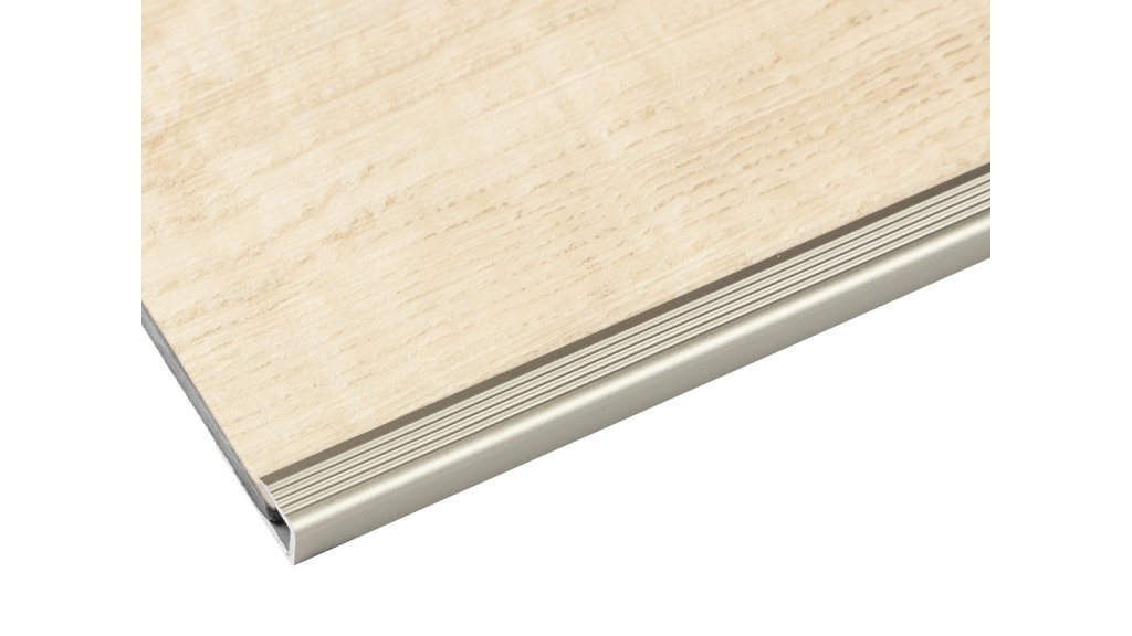 Ukončovací lišta pro podlahy do 5 mm Profilteam 9*2700 Inox E07