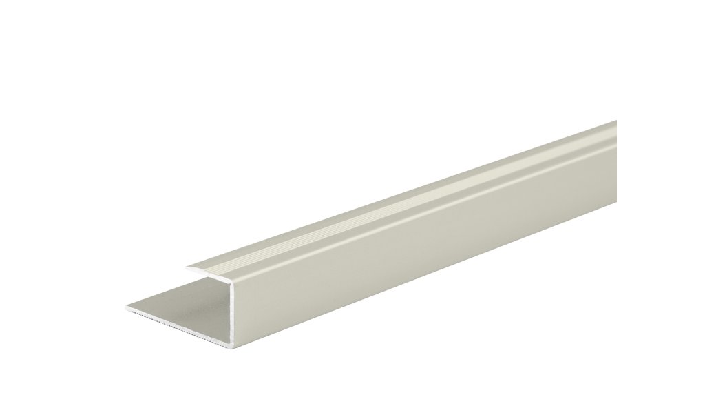 Ukončovací lišta pro podlahy 10-12 mm, Profilteam D-62, 13*2700 Inox E71