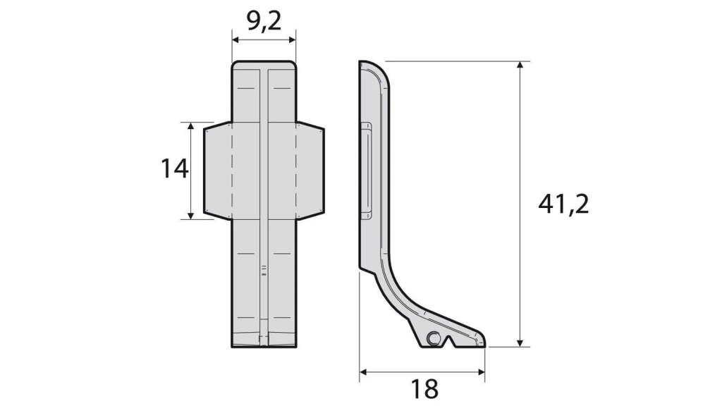 Spojka pro soklovou lištu Profilteam Q63 Inox