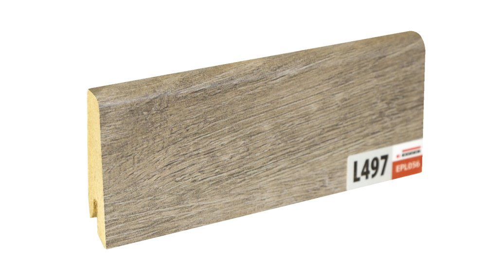 Egger L497 originální soklová lišta MDF 60 x 2400 mm