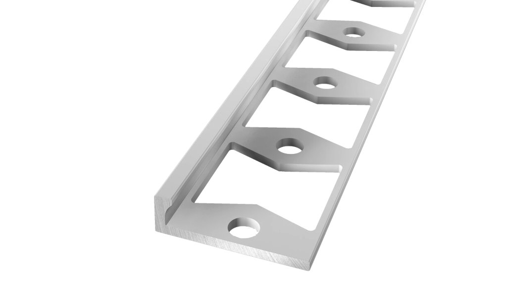 Ukončovací profil L pro podlahy 4,5 mm, Küberit 302 G, 6*2500 Stříbrná F4