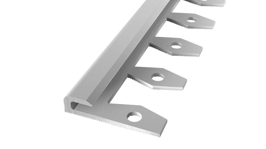 Ukončovací profil pro podlahy 3 mm, Küberit 801 EB, 30*2500 Stříbrný F4