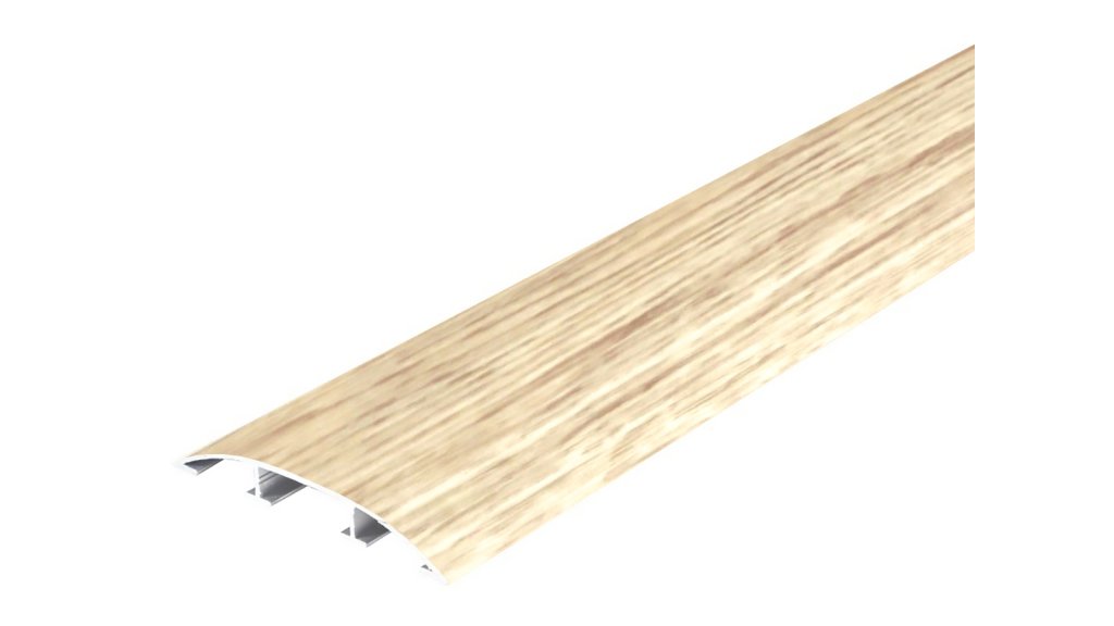 Přechodová lišta pro vedení kabelů Profilteam 75*1000 Dub bílý P26