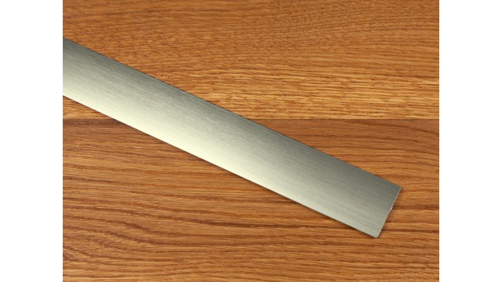 Přechodová lišta samolepící oblá Küberit 463 SK, 50*1000 Imitace nerezi F2G